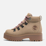 Hiker Plataforma com Atacadores Stone Street para Mulher em bege Timberland