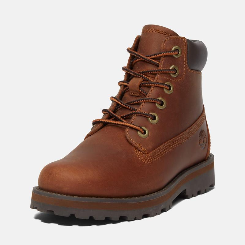 Bota com Atacadores Courma Kid para Júnior em castanho Timberland