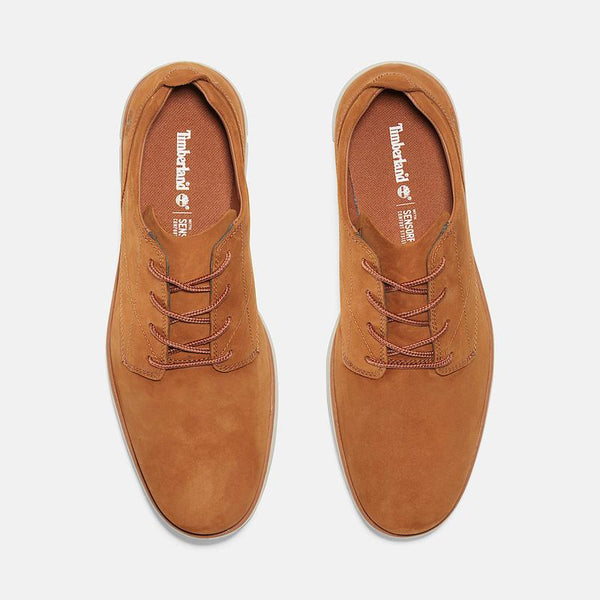 Sapato Oxford Bradstreet em Pele para Homem em castanho-claro ou castanho Timberland