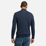 Camisola com Fecho de Correr Williams River para Homem em azul-escuro Timberland