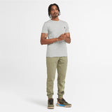 T-shirt Dunstan River para Homem em verde-escuro Timberland