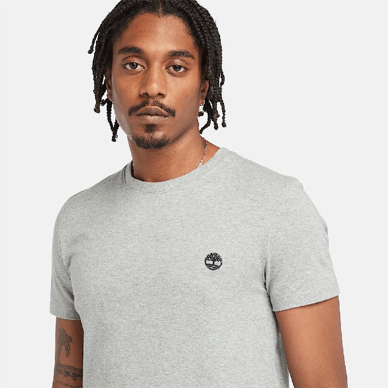 T-shirt Dunstan River para Homem em verde-escuro Timberland