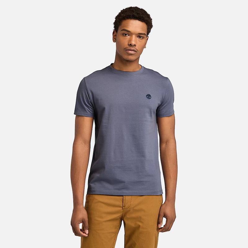 T-shirt Dunstan River para Homem em verde-escuro Timberland