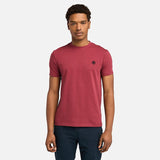 T-shirt Dunstan River para Homem em verde-escuro Timberland