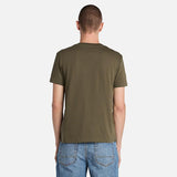 T-shirt Dunstan River para Homem em verde-escuro Timberland