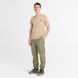 T-shirt Dunstan River para Homem em verde-escuro Timberland