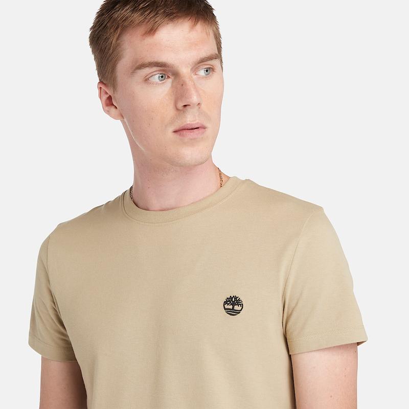 T-shirt Dunstan River para Homem em verde-escuro Timberland