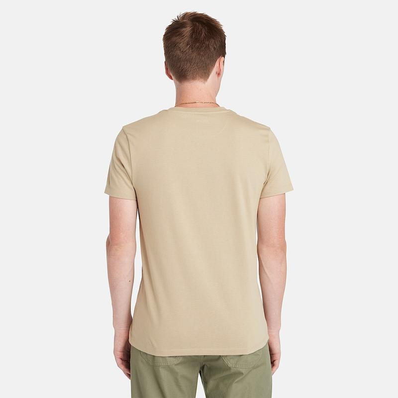 T-shirt Dunstan River para Homem em verde-escuro Timberland