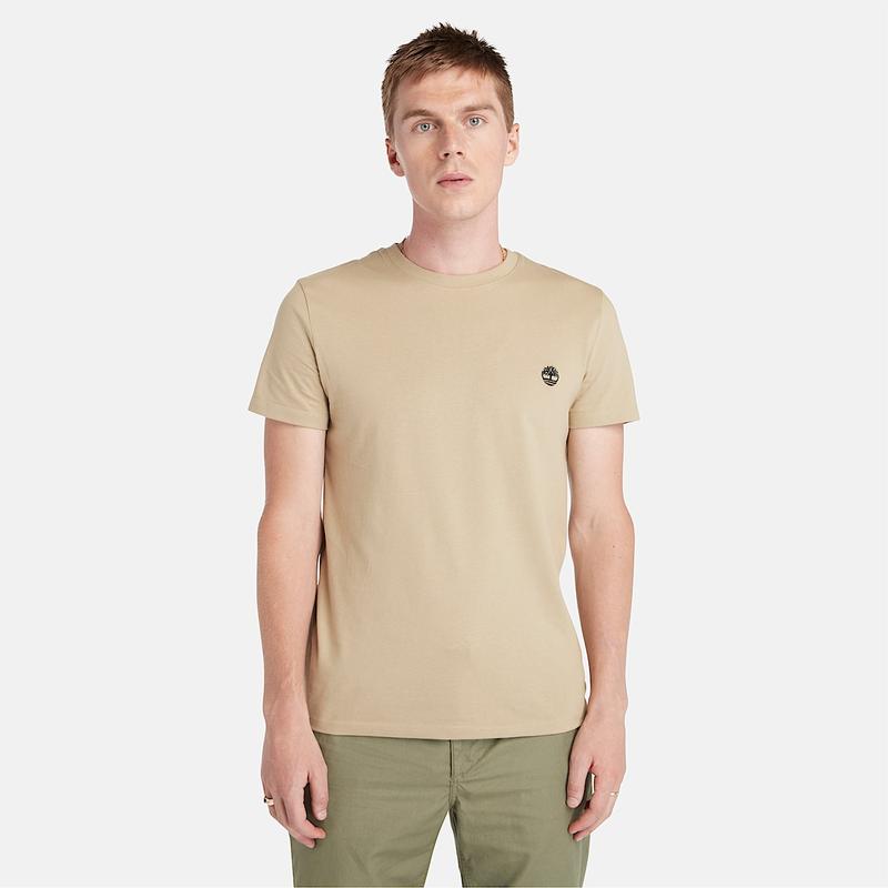 T-shirt Dunstan River para Homem em verde-escuro Timberland