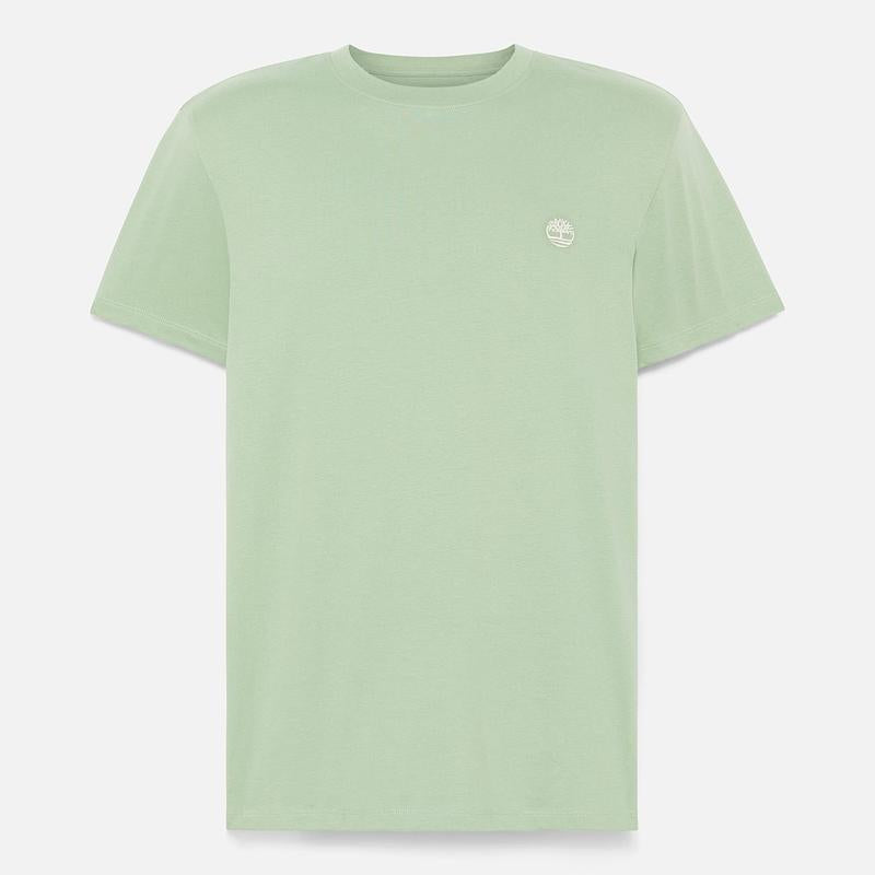 T-shirt Dunstan River para Homem em verde-escuro Timberland