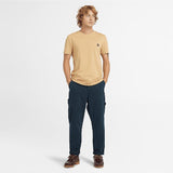 T-shirt Dunstan River para Homem em verde-escuro Timberland