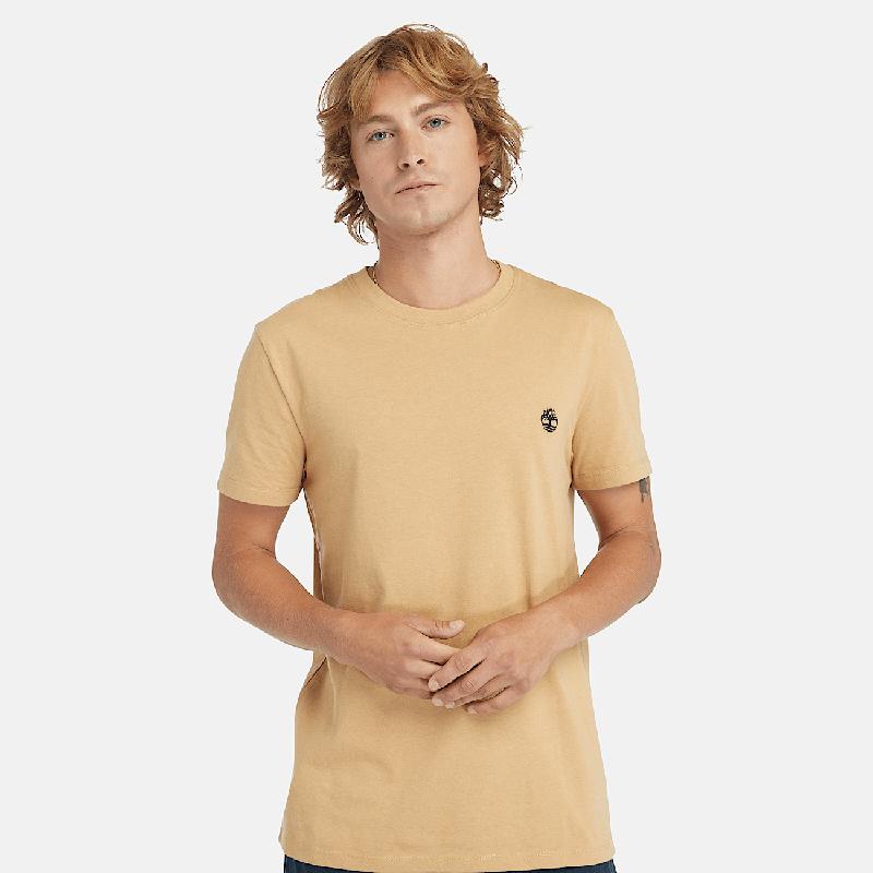 T-shirt Dunstan River para Homem em verde-escuro Timberland