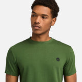 T-shirt Dunstan River para Homem em verde-escuro Timberland