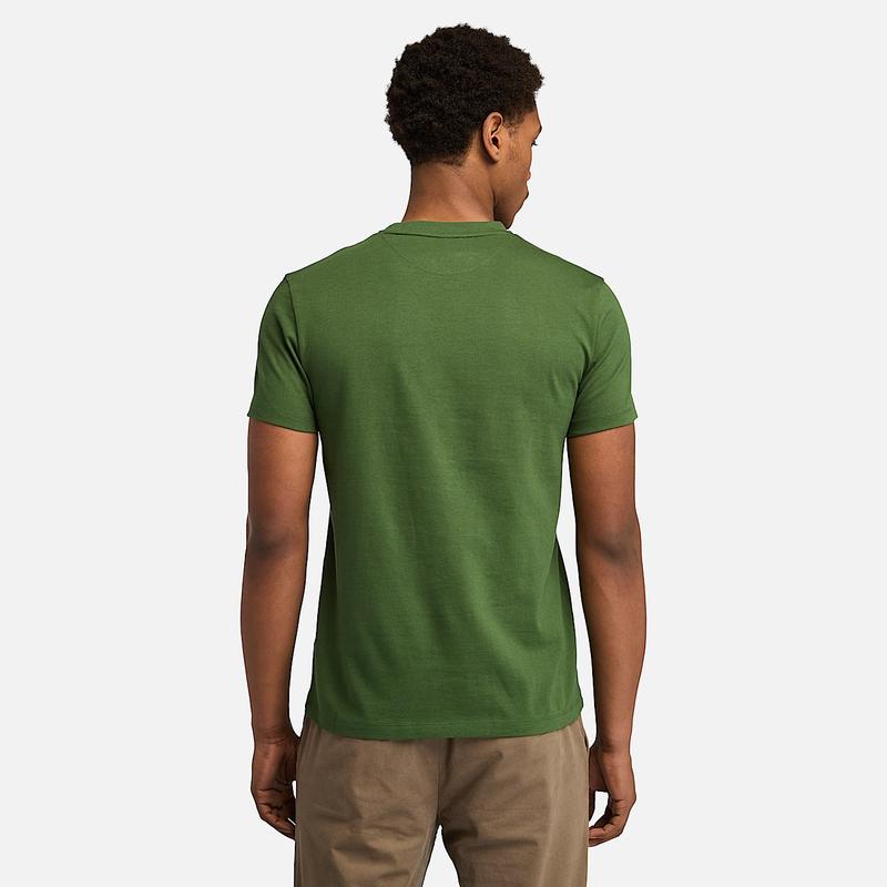 T-shirt Dunstan River para Homem em verde-escuro Timberland