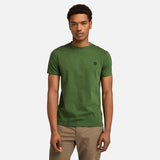 T-shirt Dunstan River para Homem em verde-escuro Timberland