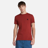 T-shirt Dunstan River para Homem em verde-escuro Timberland