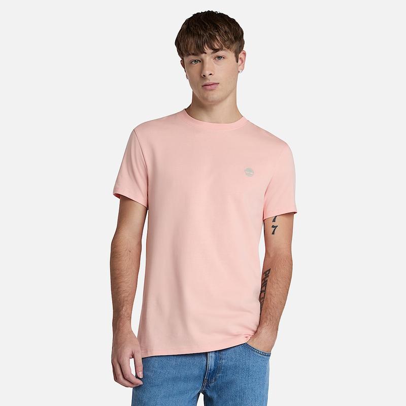 T-shirt Dunstan River para Homem em verde-escuro Timberland