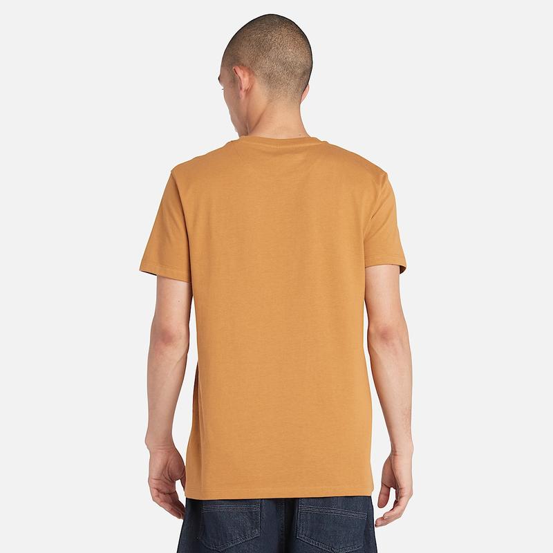 T-shirt Dunstan River para Homem em verde-escuro Timberland