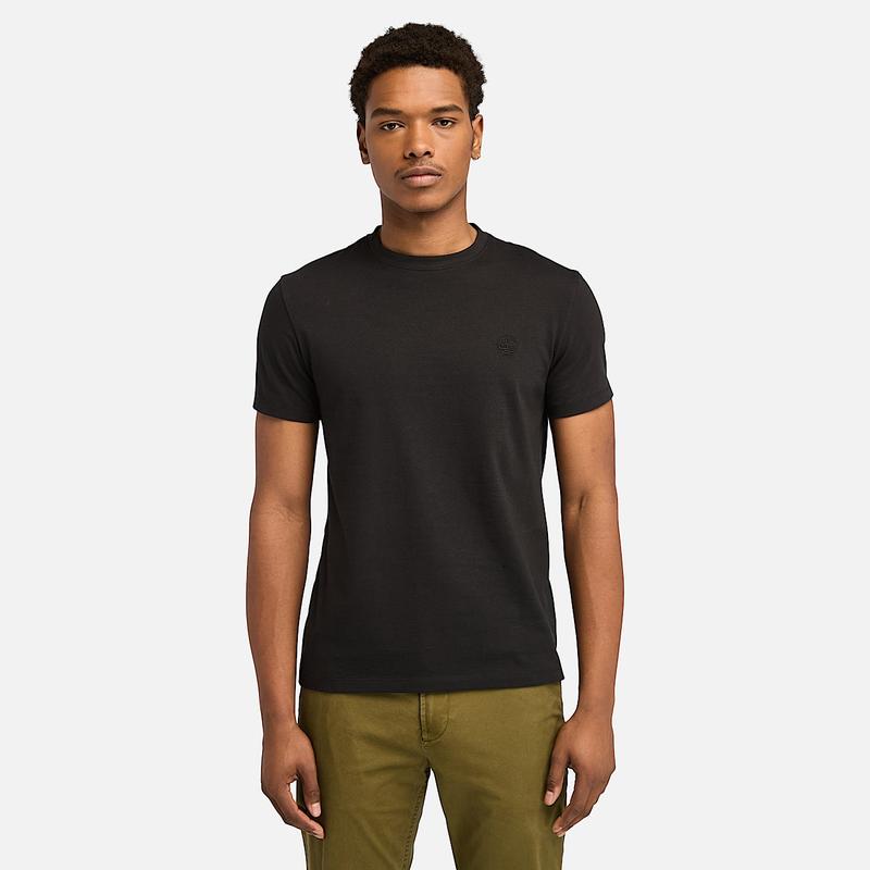 T-shirt Dunstan River para Homem em verde-escuro Timberland