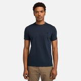 T-shirt Dunstan River para Homem em verde-escuro Timberland