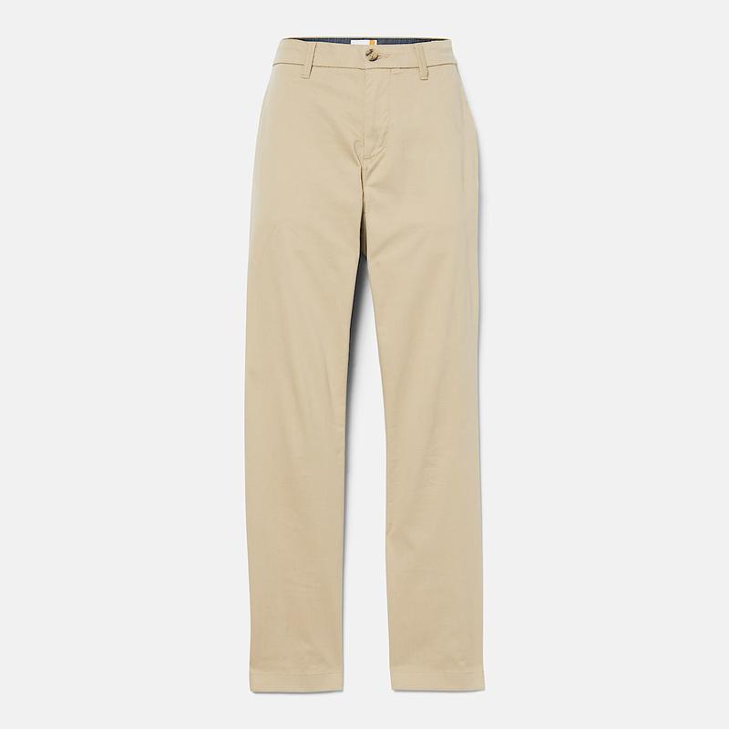 Calças Chino em Sarja Claremont para Homem em azul-escuro Timberland