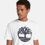 T-shirt com Logótipo Kennebec River para Homem em branco Timberland