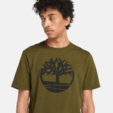 T-shirt com Logótipo Kennebec River para Homem em branco Timberland