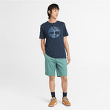 T-shirt com Logótipo Kennebec River para Homem em branco Timberland