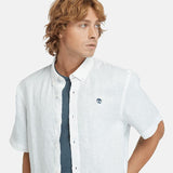 Camisa em Linho Mill Brook para Homem em branco Timberland