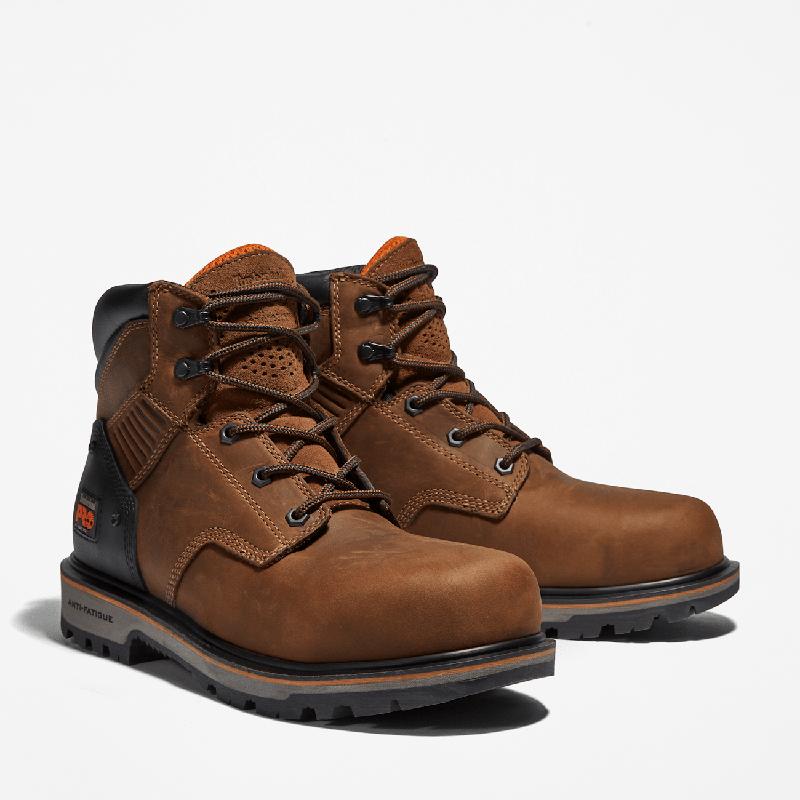 Bota de Trabalho com Biqueira Compósita Ballast 6 Inch para Homem em castanho Timberland