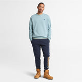 Camisola de Gola Redonda Exeter River Loopback para Homem em azul-escuro Timberland