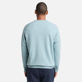 Camisola de Gola Redonda Exeter River Loopback para Homem em azul-escuro Timberland