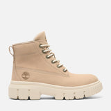 Bota com Atacadores Mid Field para Mulher em bege claro Timberland