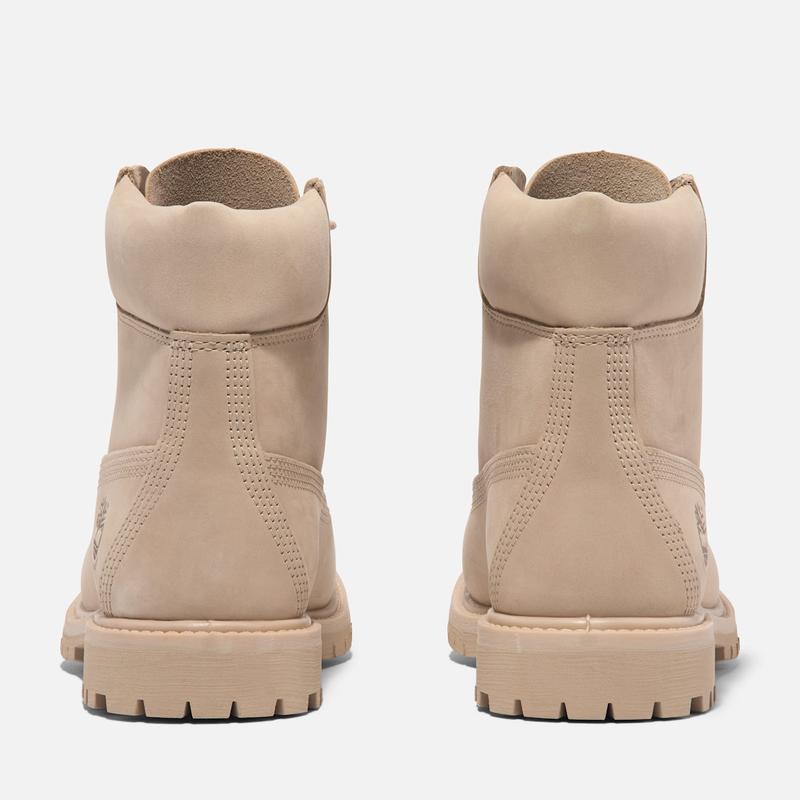 Bota Impermeável com Atacadores Timberland® Premium 6 Inch para Mulher em bege Timberland