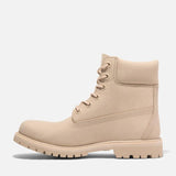 Bota Impermeável com Atacadores Timberland® Premium 6 Inch para Mulher em bege Timberland