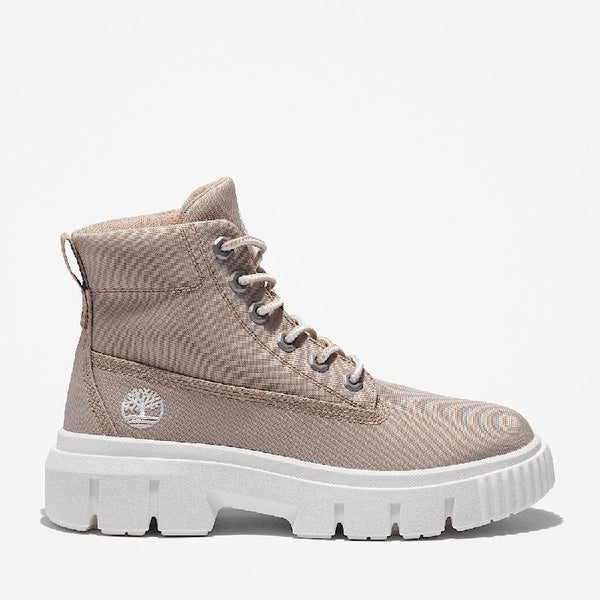 Bota com Atacadores Mid Greyfield para Mulher em bege Timberland