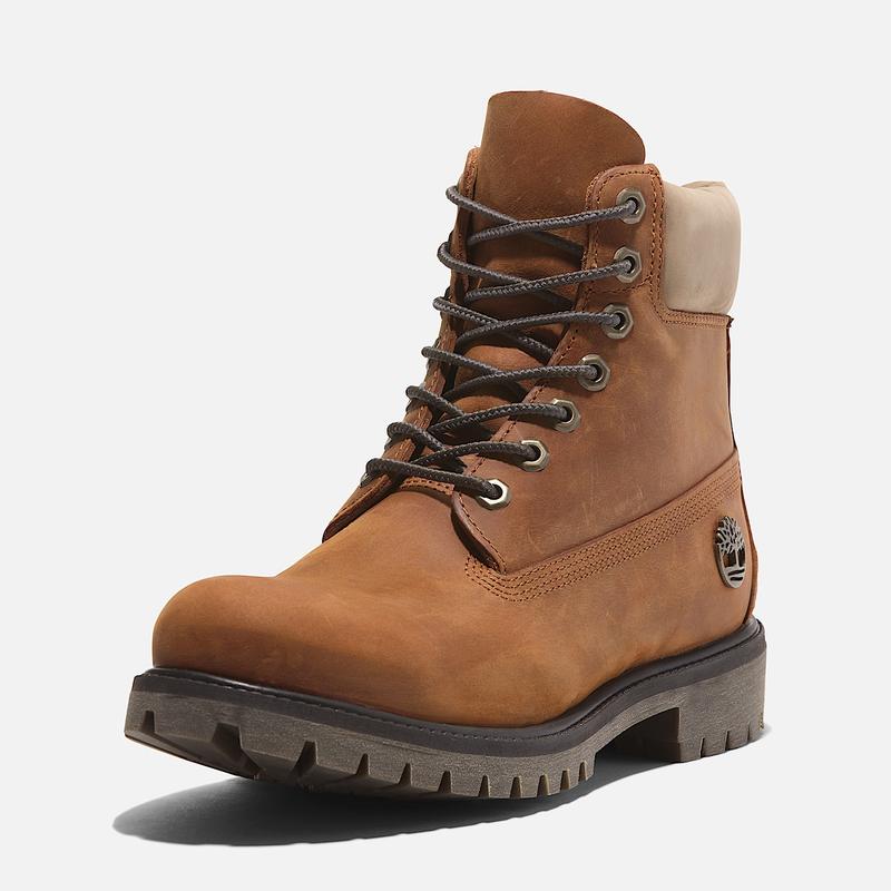 Bota com Atacadores Timberland® Premium 6 Inch para Homem em bege Timberland