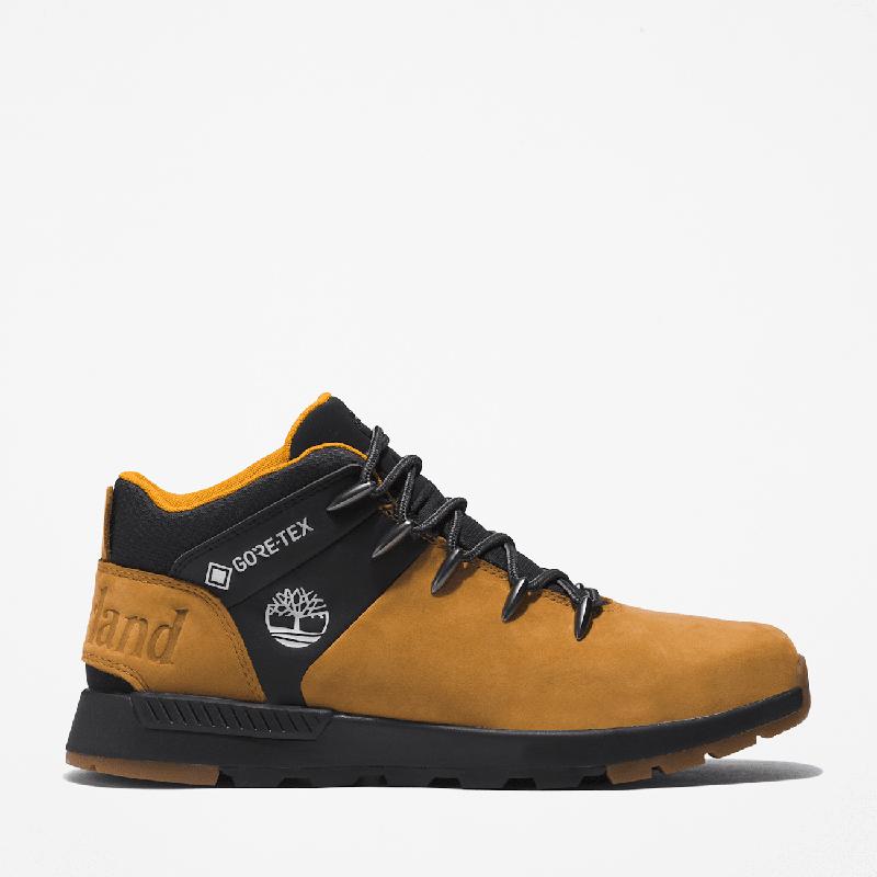 Ténis Impermeável com Atacadores Mid Sprint Trekker para Homem em amarelo Timberland