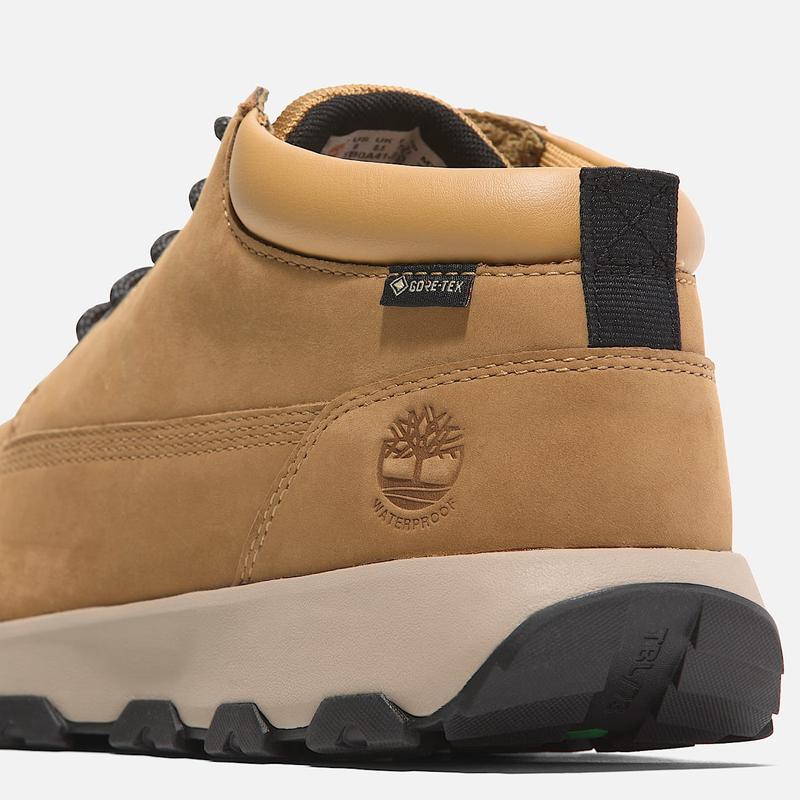 Ténis Impermeáveis com Atacadores Mid Winsor Park para Homem em amarelo Timberland