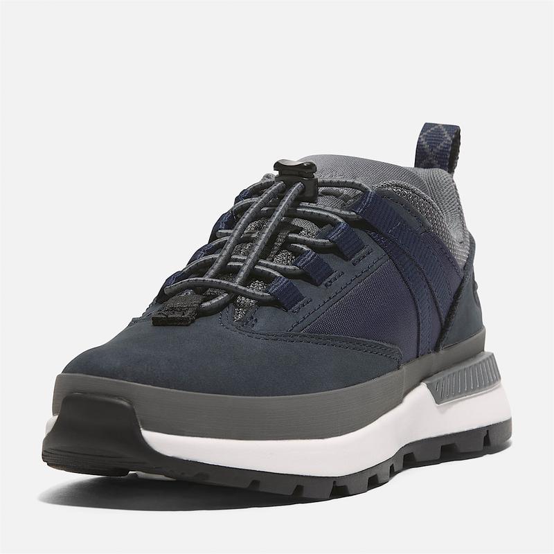 Ténis com Atacadores Elásticos Low Euro Trekker para Jovem em azul-escuro Timberland