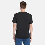 T-shirt de Manga Curta com Logótipo Linear Kennebec River para Homem em azul-escuro Timberland