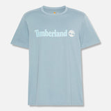 T-shirt de Manga Curta com Logótipo Linear Kennebec River para Homem em azul-escuro Timberland