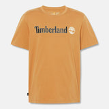 T-shirt de Manga Curta com Logótipo Linear Kennebec River para Homem em azul-escuro Timberland