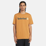 T-shirt de Manga Curta com Logótipo Linear Kennebec River para Homem em azul-escuro Timberland