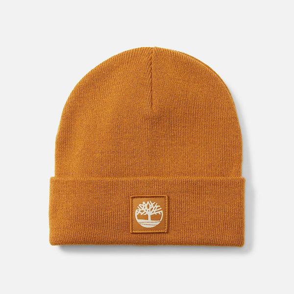 Gorro com Dobra com Emblema Tonal Sem Género em amarelo Timberland