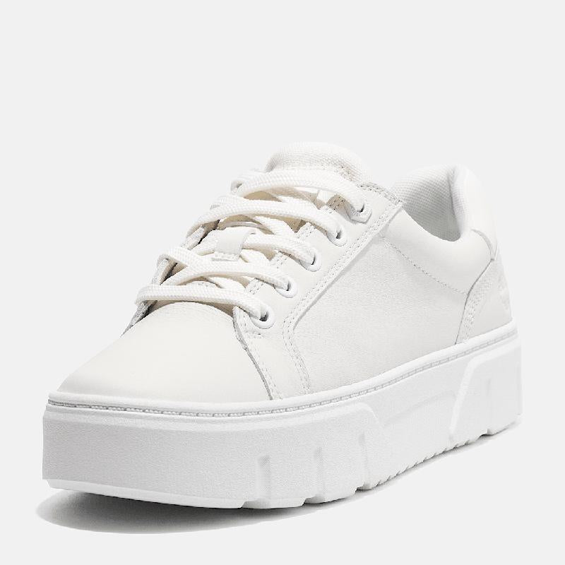 Ténis com Atacadores Low Laurel Court para Mulher em branco Timberland