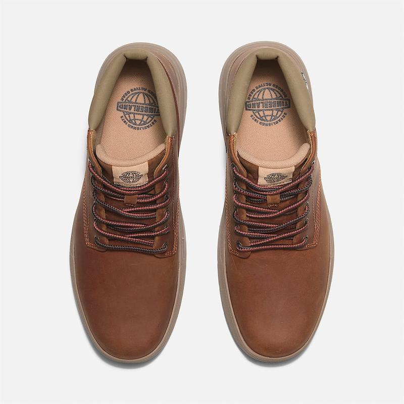 Ténis com Atacadores Mid Maple Grove para Homem em laranja Timberland