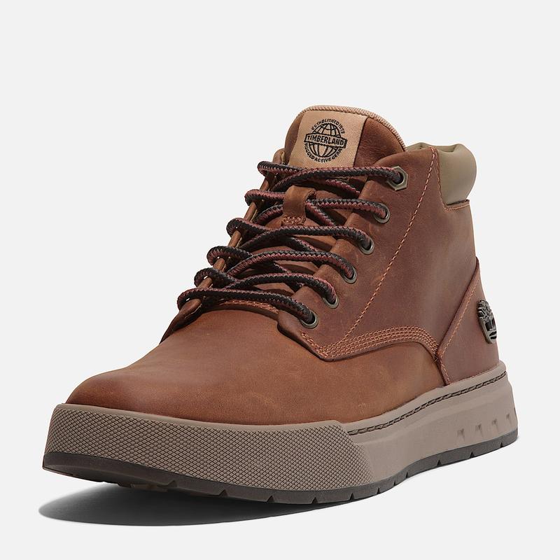 Ténis com Atacadores Mid Maple Grove para Homem em laranja Timberland