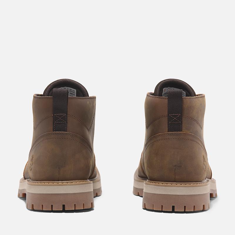 Bota Chukka Impermeável com Atacadores Mid Britton Road para Homem em castanho Timberland