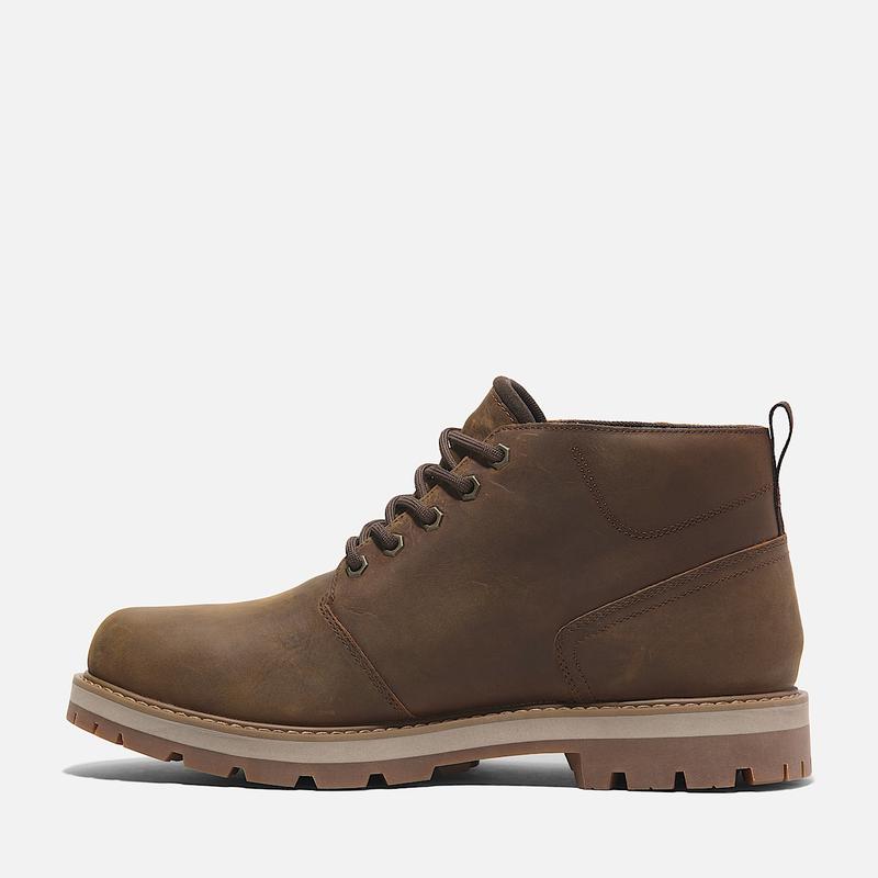 Bota Chukka Impermeável com Atacadores Mid Britton Road para Homem em castanho Timberland